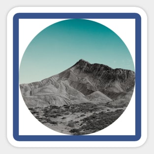 Mountainside (emerald edition) Sticker